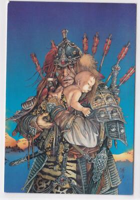 PROMO POSTCARD COMIC CINJIS QAN S1 L'ETERNEL CIEL BLEU COTHIAS-GRIFFO GLENAT