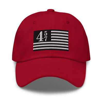 Trump 45 47 hat MAGA 45 47 hat Trump embroidered cap 47th President hat 45-47 