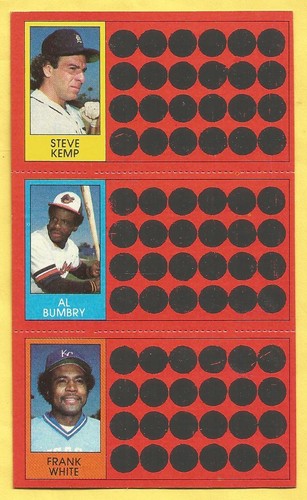 1981 Topps Scratchoffs 3 Card Panels Unscratched / You Pick The Cards - Bild 16 von 65