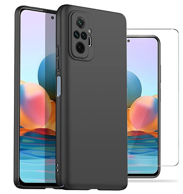 For Xiaomi Redmi Note 10 Pro Case Slim Hard Back Cover Glass