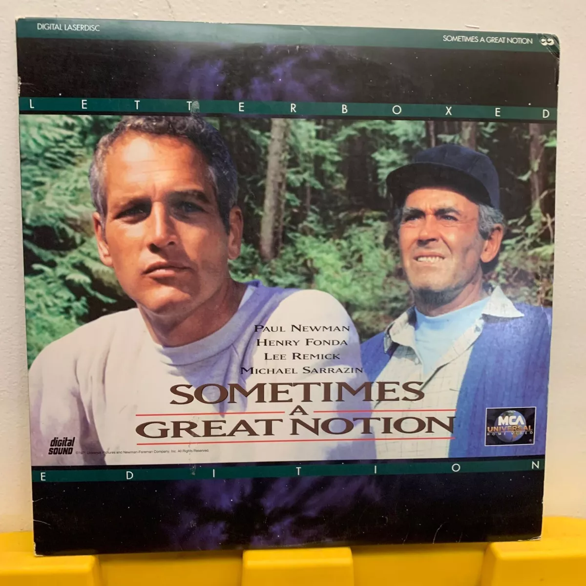 Sometimes a Great Notion 1971 LETTERBOXED LASERDISC- Paul Newman Henry  Fonda VG