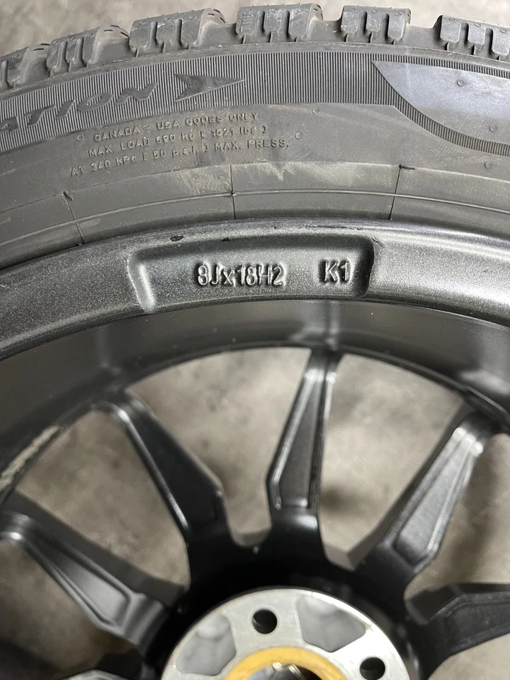 Komplettsatz Dotz  Pilot Aplin 5 - Cinturato Winter 2 225/45 R18 95V Winterreife - Bild 2 von 4