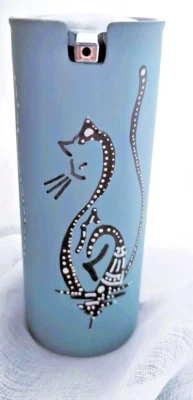 Distributeur de savon =Chats Abstraits- bleu -original -design unique rare- neuf - Photo 1/4