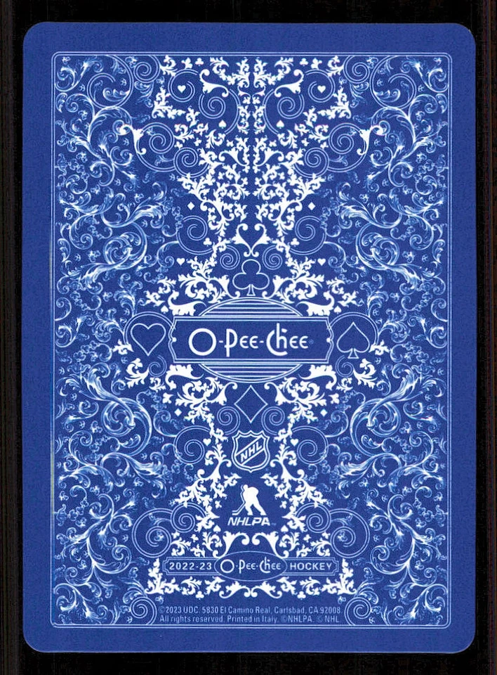 2022-23 O-Pee-Chee Playing Cards #5DIAMONDS Johnny Gaudreau - Image 2 of 2