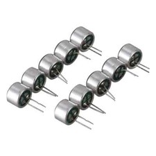 10X 9.7mm x 7mm 2 Pin MIC Capsule Electret Condenser Miniphone