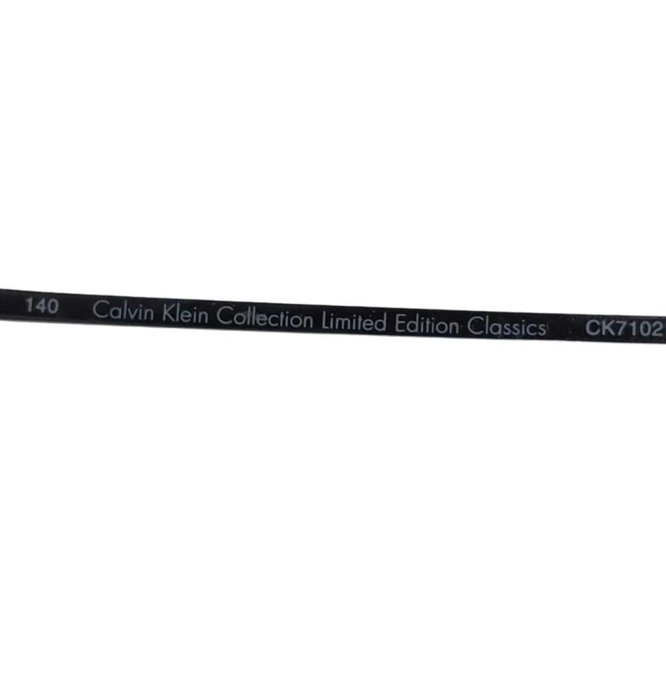 Calvin Klein CK7102 Brown Oval Titanium Sunglasses Japan W/ NEW LENSES! - Image 4 of 4