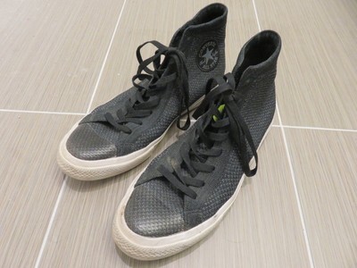 CONVERSE Chuck Taylor II Black Textured Mesh Top Lunarlon Shoes Sneakers  mens 9 | eBay