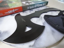 Gil Hibben Pro Throwing Axe Ax Hatchet Knife Full Tang GH0866B Black 11 3/4" OA