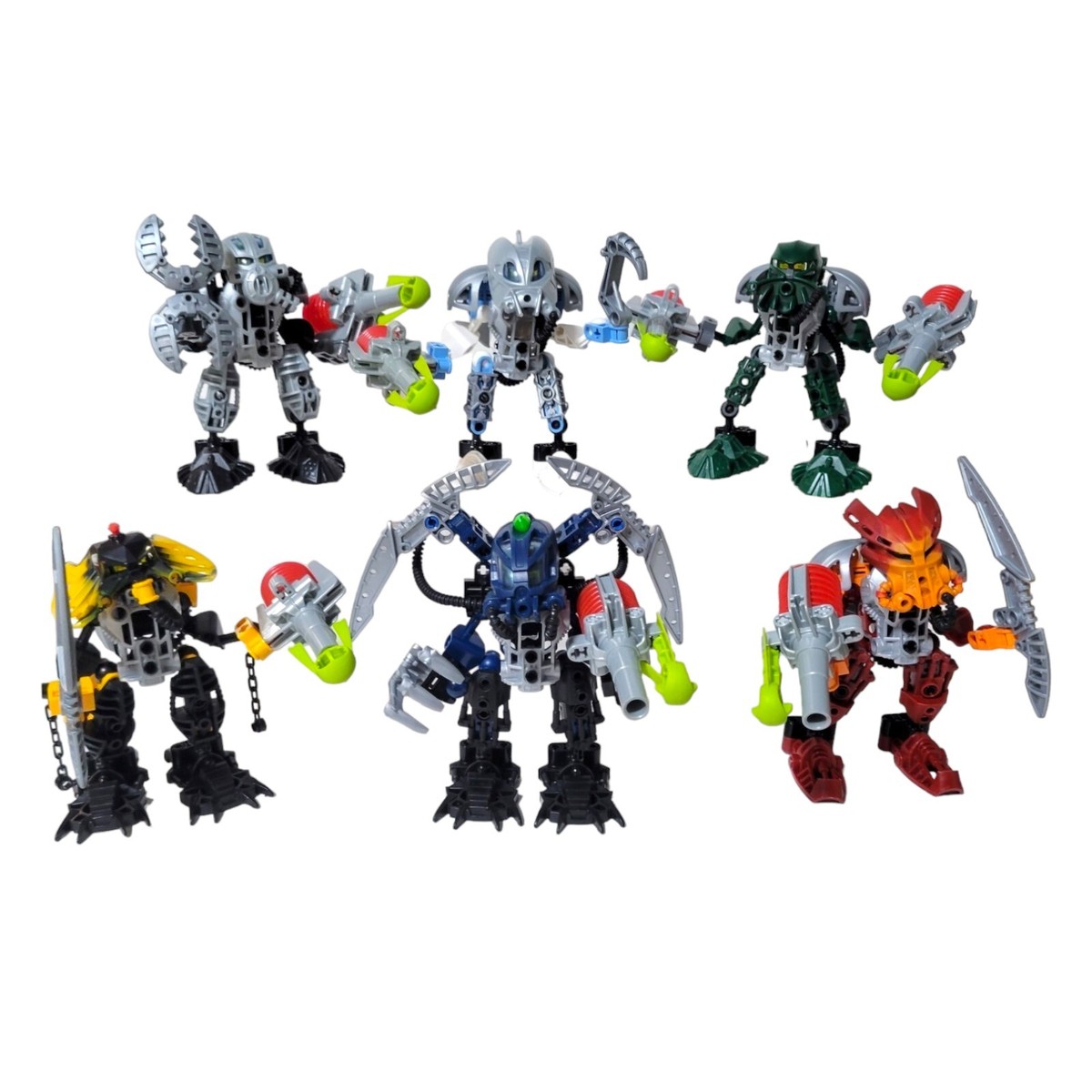 LEGO Bionicle Moc Toa Mahri Mini Warriors Lot 6 | eBay