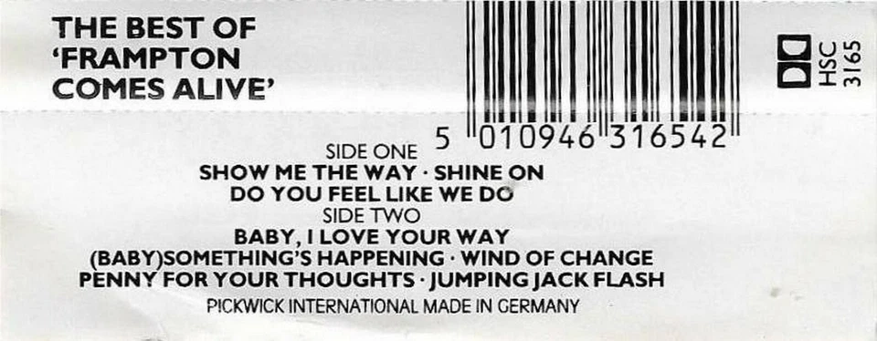 Peter Frampton The Best Of Frampton Comes Alive! CASSETTE ALBUM ROCK POP - Image 4 of 4