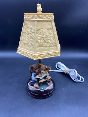 Story Bears Desk Lamp Night Light Boyd's Bears with Lithophane Shade