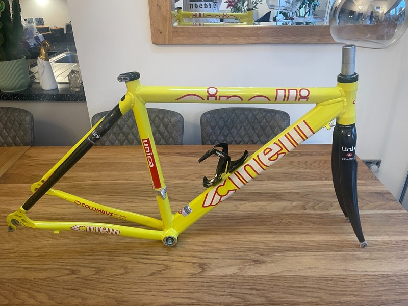 Cinelli Unica Road Racing Bike Frame - Columbus Alu & Carbon Fiber - Campagnolo