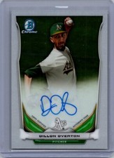 2014 Bowman Chrome #BCAP-DO Dillon Overton Prospect Autographs