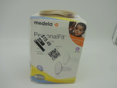 2 Authentic Medela Personal Fit 30mm BreastShields XL New Sealed BPA Free Ship