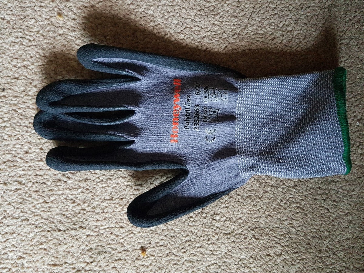 Honeywell 2332663 Polytril Flex Grey Nitrile Coated Work Gloves X