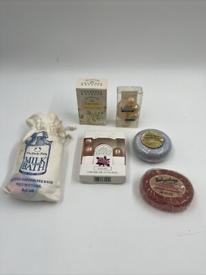Vintage Lot Body Shop Milk Bath, Oil Pearls, White Musk, Crabtree Discontinued 6