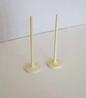 PLAYMOBIL (Q1126) CONSTRUCTION SITE - Lot 2 Vintage Yellow Sign Mounts