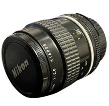 Nikon camera lens 55mm f 1:2.8 Used item From Japan unit only