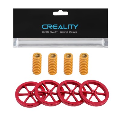 Official Creality 4Pcs Metal Leveling Nuts and Springs Upgraded Set for... 