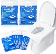 120 Disposable XL Flushable Toilet Seat Covers - 120 Pack