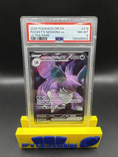 Team Rocket's Nidoking ex graded PSA 8 for sale on eBay
