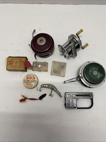 Lot Of Vintage Fishing Reels Fishing Supplies Sears South Bend Pflueger