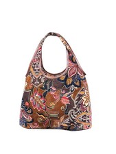 Borsa a tracolla donna vintage y2k Coccinelle velluto floreale giacobino multicolore