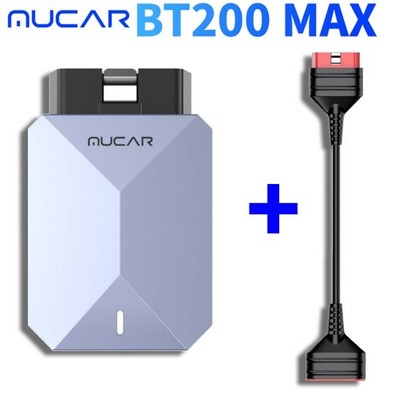 BT200MAX Bluetooth OBD2 Scanner with 16-Pin Extender 15 Resets OBD2 Diagnostic