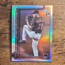 Topps 2025 Chrome Update Series Thomas Harrington #USC177 Pirates Rookie Card