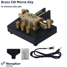MK-03 Brass CW Morse Key Shortwave Radio Telegraph Automatic CW Key f/Radio tp1