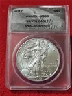2017 American Silver Eagle ASE DOLLAR ANACS MS 69                         #T2627