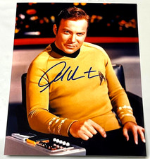 STAR TREK THE ORIGINAL SERIES WILLIAM SHATNER SIGNED 8X10 PHOTO W/COA