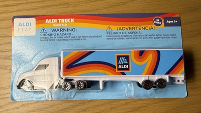 #ad Aldi Play ALDI TRUCK Diecast Semi Truck amp; Trailer Toy US Design $15.00