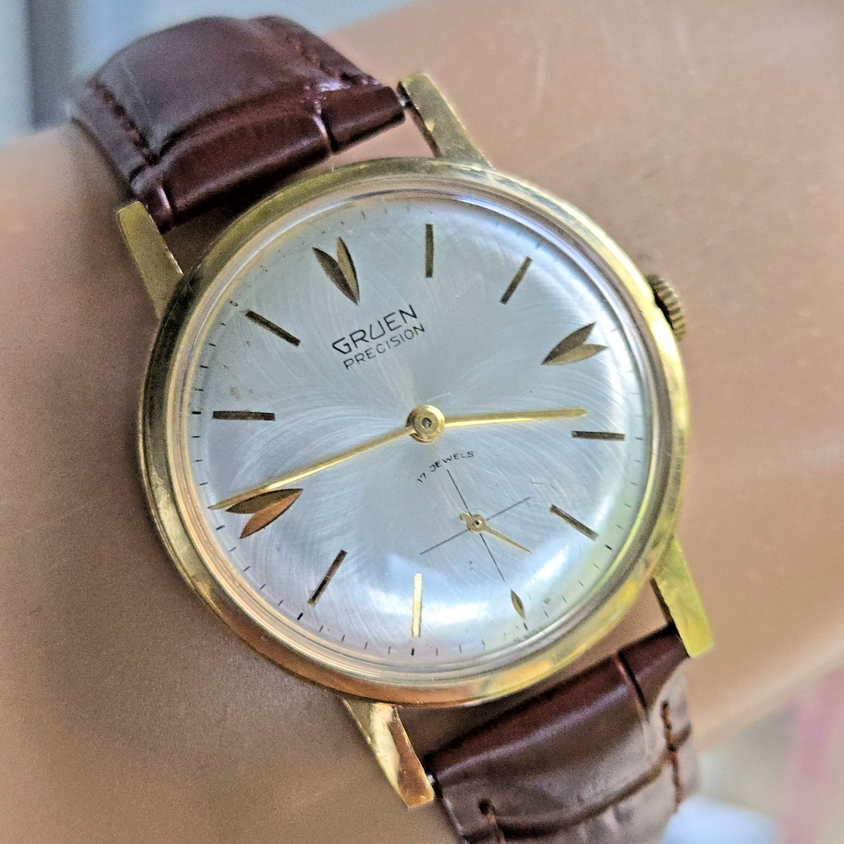 Gruen Precision Mens Wind Up Watches Vintage GRUEN Men's Manual