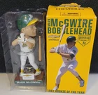 MARK MCGWIRE Oakland Athletics 1987 Rookie of the Year BOBBLEHEAD Nodder~ IN BOX
