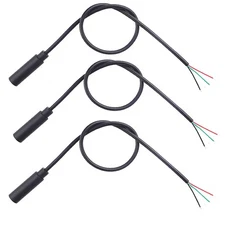 daier 6Pcs 3.5mm Female Jack to Bare Wire Open End TRRS 4 Pole Stereo Audio C...