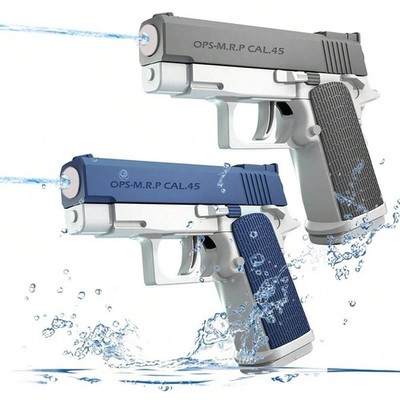 Wasserpistole Spritzpistole Große Reichweite Wasser Wasserspielzeug Farbe Grau