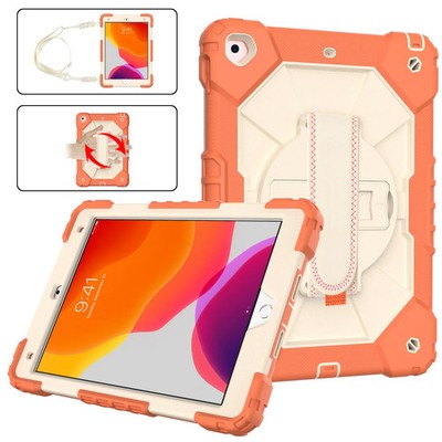 For iPad10.2 2019/2020/2021 Stand Cover For iPad 7th 8th 9th With Shoulder Strap
