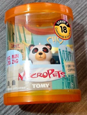 2002 Tomy MicroPets Chop  Miniature Interactive Robot Toy Series 2 
