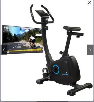 Ergometer Bragi Heimtrainer 7 kg Schwungmasse Kinomap Indoor Skandika  B-Ware