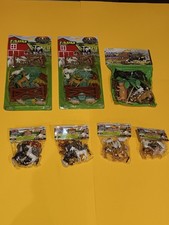 New Farm Animals  Playsets Lot Of 7 Mostly Creatures Of The World Please Read