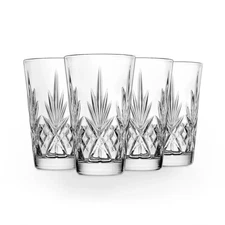 Shannon by Godinger Dublin Mixology Set of 4 Bar Glasses 12 oz BRAND NEW IN BOX