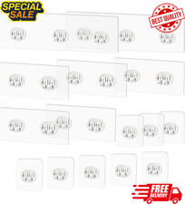 15 Pack Shower Caddy Adhesive Replacement Strong No Drill Hooks Bathroom Kitchen