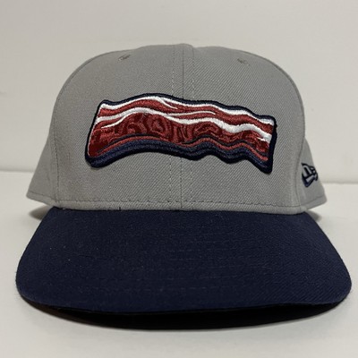 Lehigh Valley Iron Pigs Bacon MiLB New Era Baseball Fitted Hat Sz 7 1/2