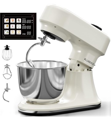 9-in-1 Stand Mixer 660W 12-Speed 5.5QT Bowl w/ Hook Whisk Beater Scale