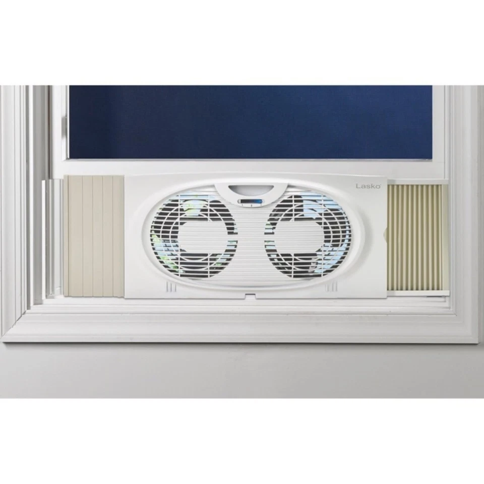 Ventilador de admisión o escape doble ventana Lasko W07350 22"-32" blanco Foto 4 de 4