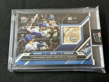 Topps Now Shohei Betts Freeman Dodgers Relic 49 Series