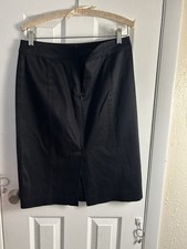 J.Crew Women's The Pencil Skirt Black Preppy Academia Career Office Size 6