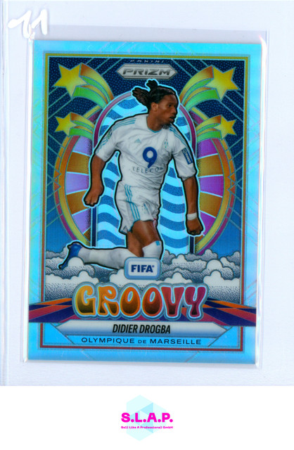 DIDIER DROGBA PANINI SOCCER PRIZM FIFA SOCCER 2025 CASEHIT OLYMPIQUE MARSEILLE
