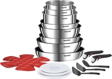 Tefal Topf & Pfannenset Ingenio Emotion 20-tlg. , Induktion geeignet, flex Griff